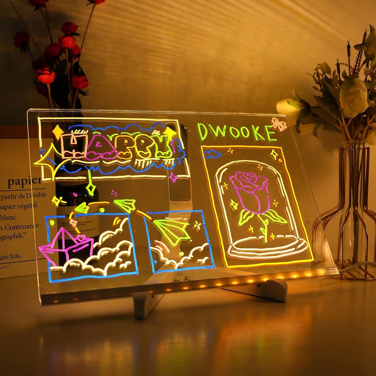 Tableau LED Réutilisable