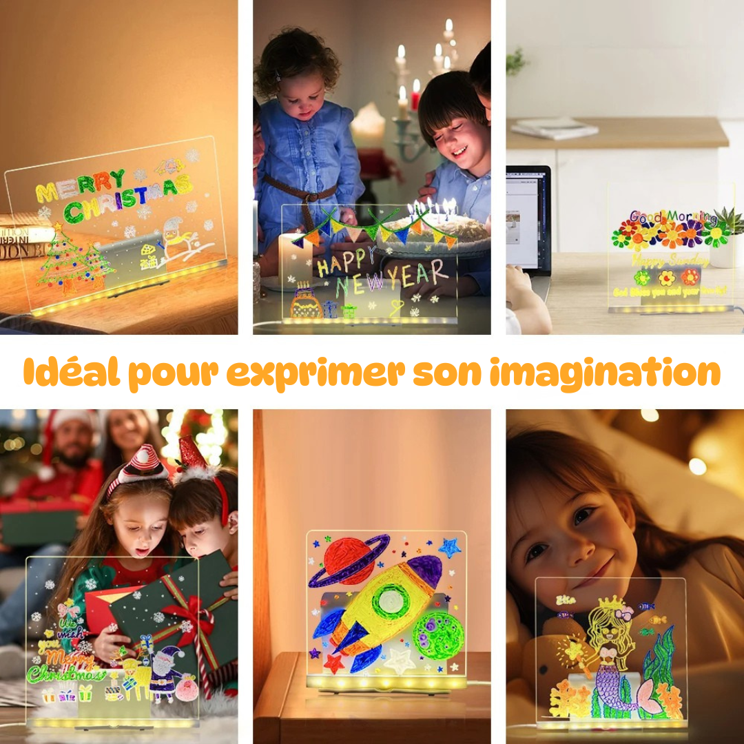 Tableau LED Réutilisable